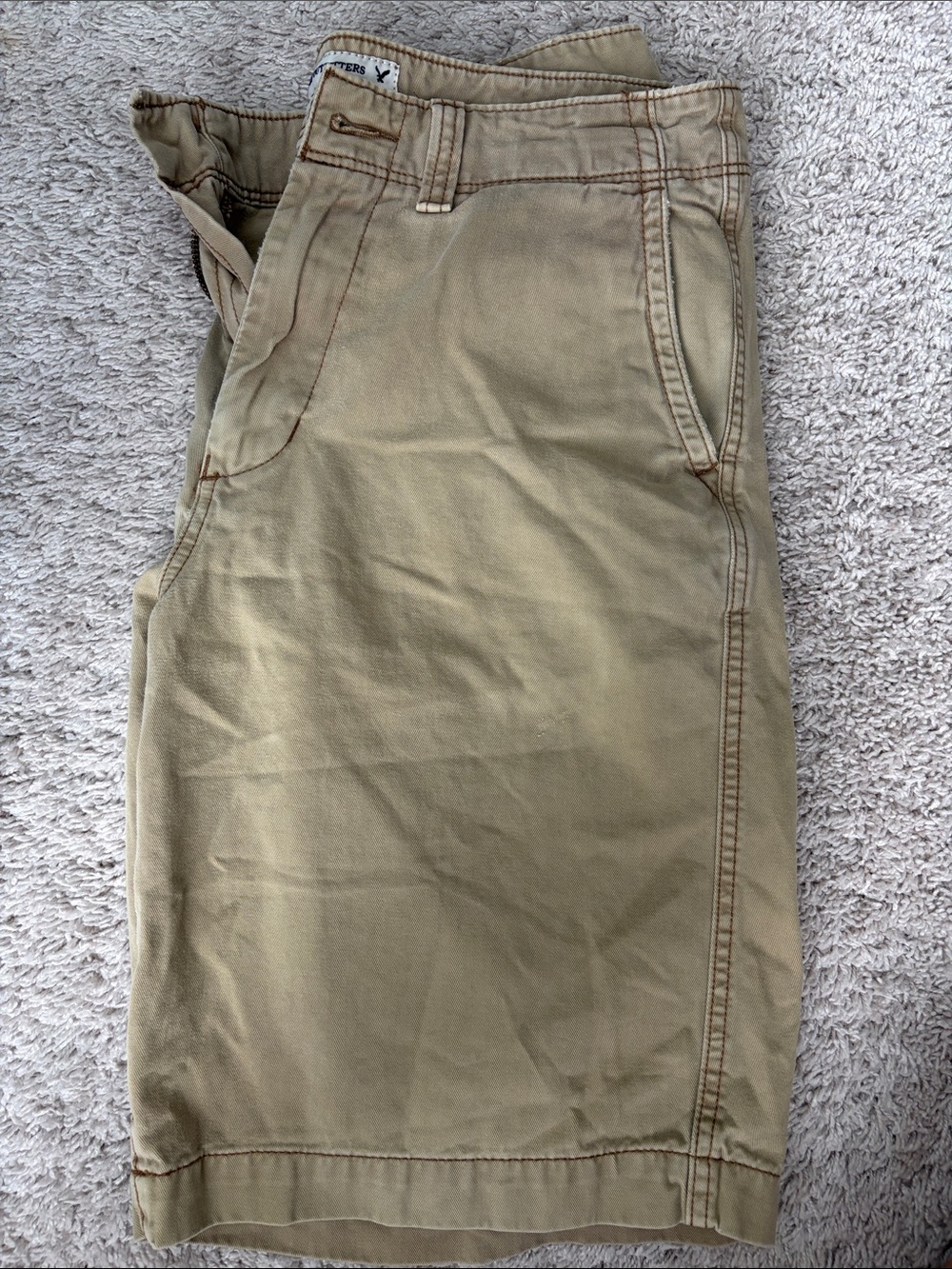 Men's American Eagle Longboard Khaki Shorts